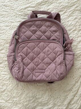 Vera Bradley Quilted Mauve Backpack